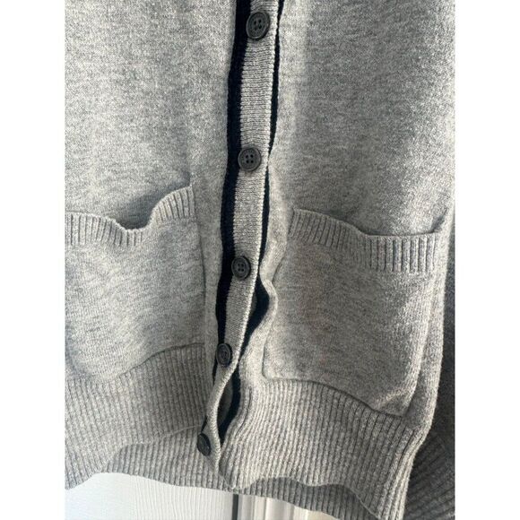 Vintage Abercrombie and Fitch Y2K Academia Preppy Patch Cardigan Women's Small - Picture 8 of 8